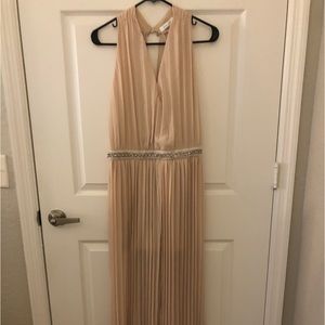 Pleated jumpsuit